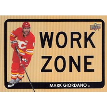 Giordano Mark - 2021-22 Upper Deck Work Zone No.WZ7