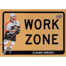 Giroux Claude - 2021-22 Upper Deck Work Zone No.WZ34