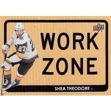 Theodore Shea - 2021-22 Upper Deck Work Zone No.WZ45