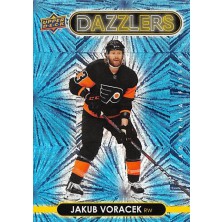 Voráček Jakub - 2021-22 Upper Deck Dazzlers Blue No.DZ34