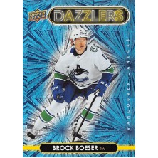 Boeser Brock - 2021-22 Upper Deck Dazzlers Blue No.DZ43