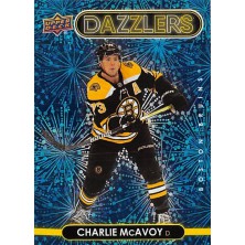 McAvoy Charlie - 2021-22 Upper Deck Dazzlers Blue No.DZ55