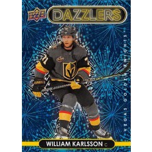 Karlsson William - 2021-22 Upper Deck Dazzlers Blue No.DZ96