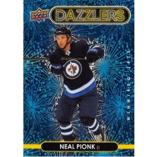 Pionk Neal - 2021-22 Upper Deck Dazzlers Blue No.DZ100