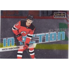 Hischier Nico - 2018-19 O-Pee-Chee Platinum In Action No.IA12