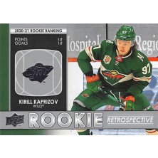 Kaprizov Kirill - 2021-22 Upper Deck Rookie Retrospective No.RR1