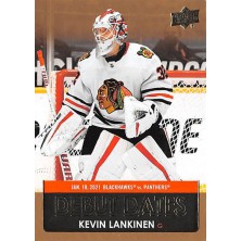 Lankinen Kevin - 2021-22 Upper Deck Debut Dates Gold No.DD5