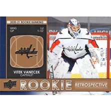 Vaněček Vítek - 2021-22 Upper Deck Rookie Retrospective Gold No.RR13