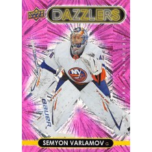 Varlamov Semyon - 2021-22 Upper Deck Dazzlers Pink No.DZ29