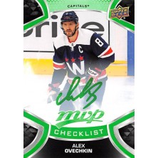 Ovechkin Alexander - 2021-22 MVP Green Script No.100
