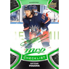 Panarin Artemi - 2021-22 MVP Green Script No.200