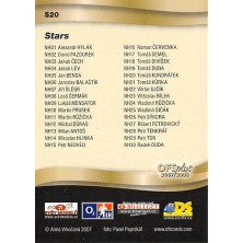 Seznam karet - 2007-08 OFS Stars, Golmani No.S20