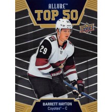 Hayton Barrett - 2019-20 Allure Top 50 No.T50-8