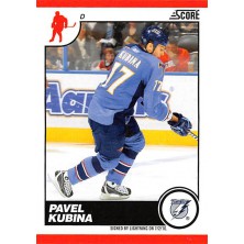 Kubina Pavel - 2010-11 Score No.435