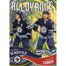 Scheifele Mark, Connor Kyle - 2020-21 Metal Universe Alloyance No.AL10