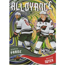 Parise Zach, Suter Ryan - 2020-21 Metal Universe Alloyance No.AL20