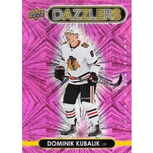Kubalík Dominik - 2021-22 Upper Deck Dazzlers Pink No.DZ12
