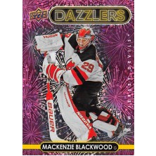 Blackwood Mackenzie - 2021-22 Upper Deck Dazzlers Pink No.DZ78