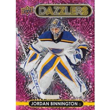 Binnington Jordan - 2021-22 Upper Deck Dazzlers Pink No.DZ90