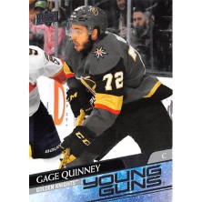 Quinney Gage - 2020-21 Upper Deck Young Guns No.454