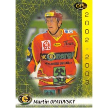 Opatovský Martin - 2002-03 OFS No.288
