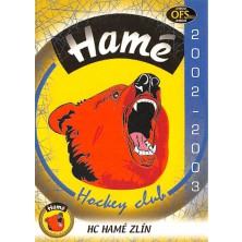 Hamé Zlín - 2002-03 OFS Znaky klubů No.Z-13