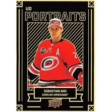 Aho Sebastian - 2022-23 Upper Deck UD Portraits No.28