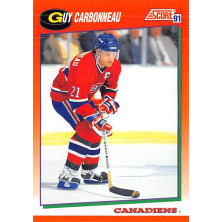 Carbonneau Guy - 1991-92 Score Canadian English No.19