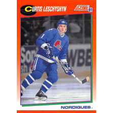 Leschyshyn Curtis - 1991-92 Score Canadian English No.58