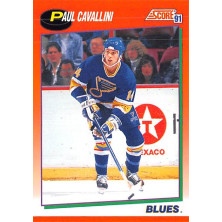 Cavallini Paul - 1991-92 Score Canadian English No.107