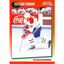 Turgeon Sylvain - 1991-92 Score Canadian English No.208
