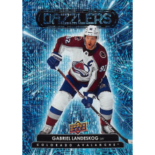 Landeskog Gabriel - 2022-23 Upper Deck Dazzlers Blue No.34