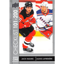 Hughes Jack, Lafreniere Alexis - 2021-22 Upper Deck No.200