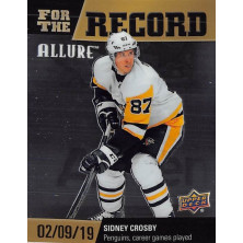Crosby Sidney - 2019-20 Allure For the Record No.FR03