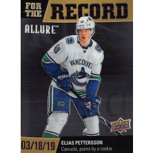 Pettersson Elias - 2019-20 Allure For the Record No.FR08