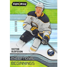 Olofsson Victor - 2019-20 Synergy Exceptional Beginnings No.EB12