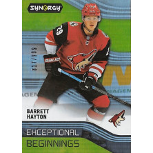 Hayton Barrett - 2019-20 Synergy Exceptional Beginnings No.EB31