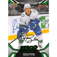 Boeser Brock - 2022-23 MVP Green Script No.62