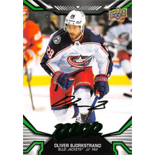 Bjorkstrand Oliver - 2022-23 MVP Green Script No.128