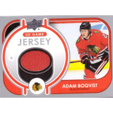 Boqvist Adam - 2021-22 Upper Deck Game Jersey red No.GJ-AB