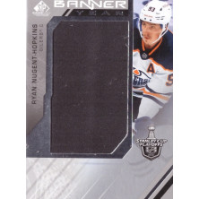 Nugent-Hopkins Ryan - 2021-22 SP Game Used 2021 NHL Stanley Cup Playoffs Banner Year Relics black No.BYSC-RN