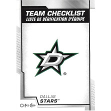 Dallas Stars Team Checklist - 2020-21 O-Pee-Chee No.560