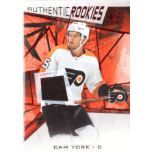York Cam - 2021-22 SP Game Used Red Jerseys black No.126