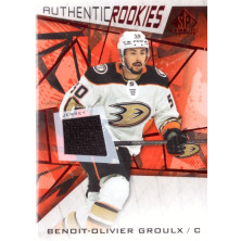 Groulx Benoit-Olivier - 2021-22 SP Game Used Red Jerseys black No.191