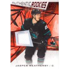 Weatherby Jasper - 2021-22 SP Game Used Red Jerseys white No.187