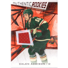 Addison Calen - 2021-22 SP Game Used Red Jerseys No.175