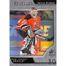 Brodeur Martin - 2020-21 SP Signature Edition Legends Profiles No.9