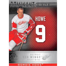 Howe Gordie - 2020-21 SP Signature Edition Legends Dominant Digits No.12