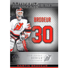 Brodeur Martin - 2020-21 SP Signature Edition Legends Dominant Digits No.47