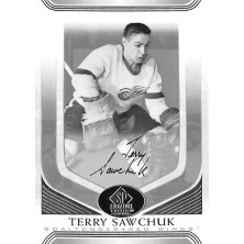 Sawchuk Terry - 2020-21 SP Signature Edition Legends Silver Script No.23